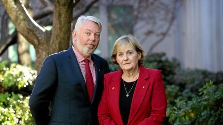 Justice campaigners Bruce and Denise Morcombe were again recognised for their tireless efforts. Picture: Kym Smith