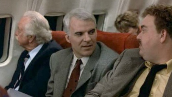 Steve Martin and John Candy – as Neal Page and the wonderful Del Griffin in Planes, Trains and Automobiles.