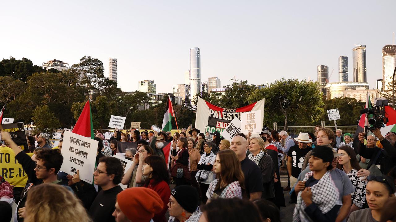 ‘What would you do if it was your child’: 10yo takes to stage at pro-Palestine rally