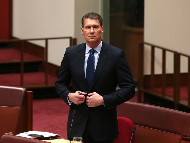 Senator Cory Bernardi has accused the major parties of a cover-up. Picture: Kym Smith