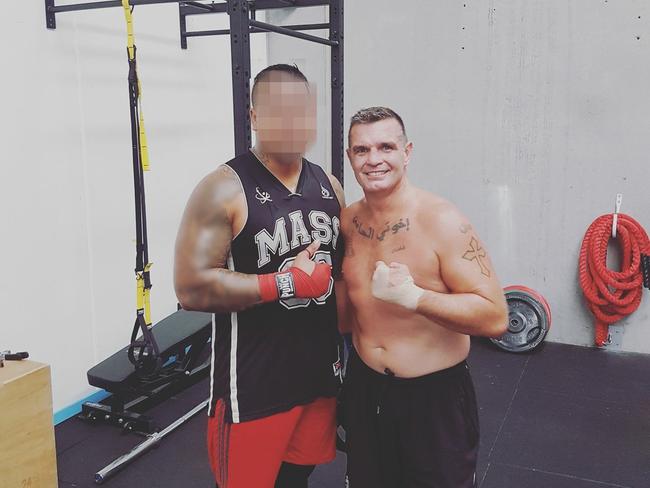 The father of three coaches boxing part time in the Sutherland Shire. Picture: Facebook