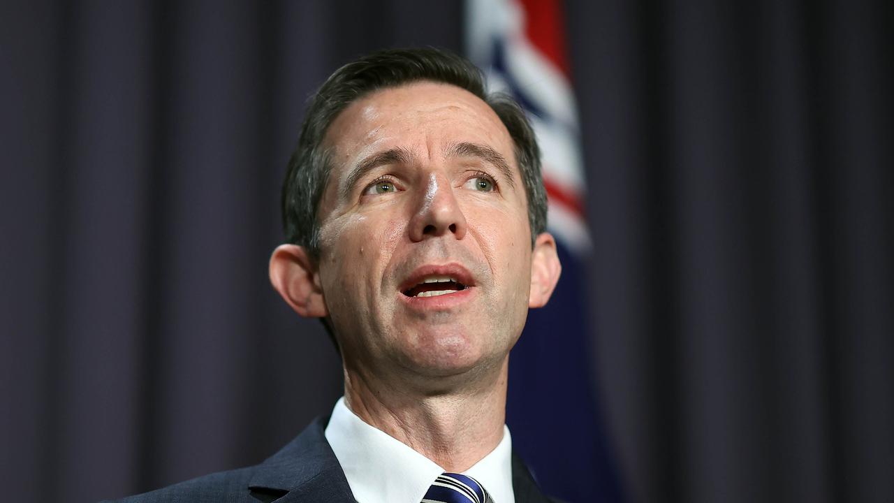 Simon Birmingham has accused Daniel Andrews of hitting the struggling tourism sector with a ‘crippling blow’ over its proposed vaccine rules. Picture: NCA NewsWire / Gary Ramage