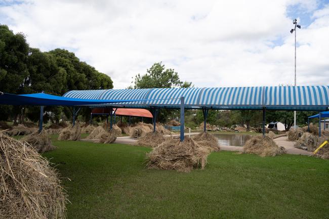Huge storms late Sunday caused a massive flash flood in the middle of the night in Eugowra, with houses washed off their foundations, and cars and other items strewn though the town. Picture: Chris Watson/Farmpix Photography