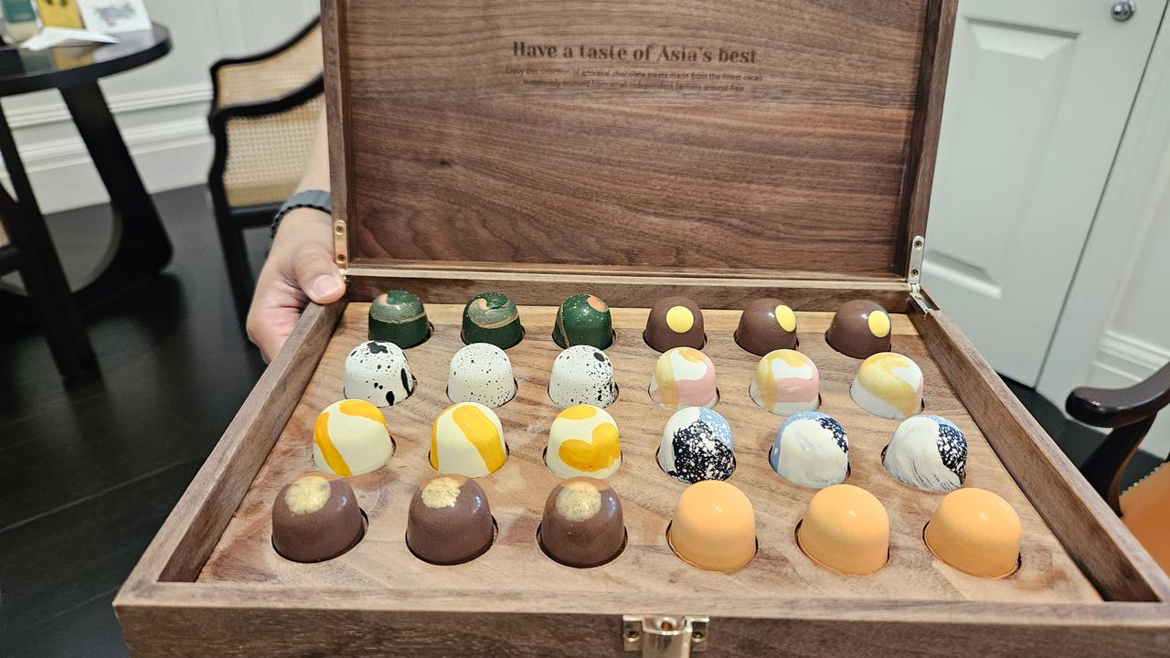 Your butler can even bring you a selection of artisan chocolates to try.