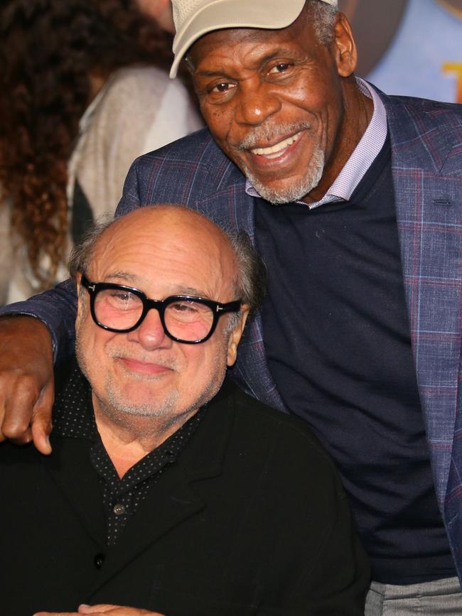 Danny DeVito (L) and Danny Glover (R) make a great addition to the Jumanji, with a twist. Picture: Jean-Baptiste LACROIX / AFP.