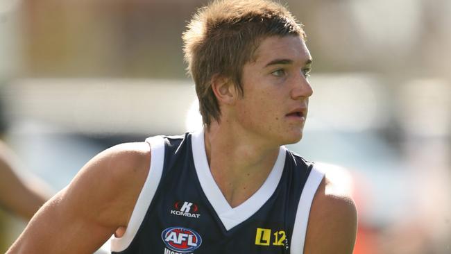 Martin in action for Bendigo in the TAC Cup, now known as the NAB League. Picture: Robert Prezioso/Getty Images