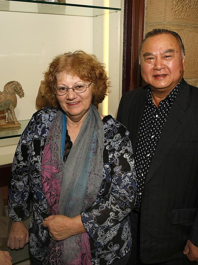 Jan Everett of the Australian China Friendship Society and Daniel Chan, President of the Chinese Community Association of Tasmania, in 2013. Picture: Matt Thompson