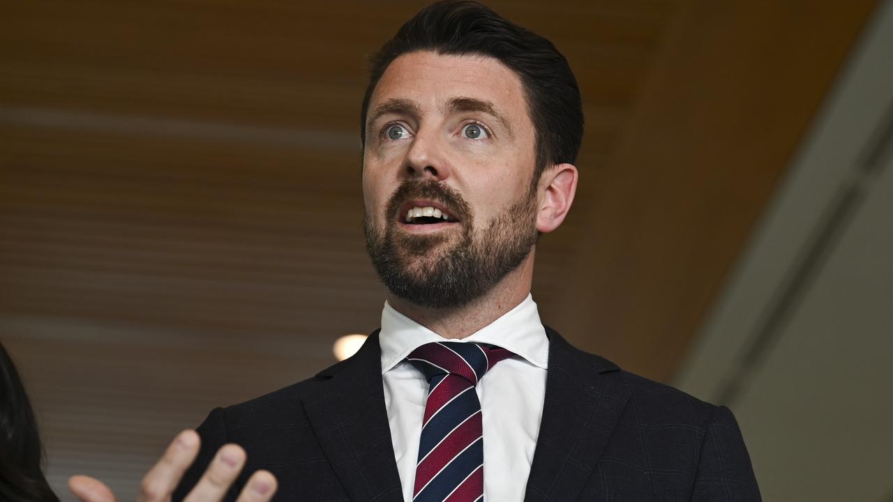 Liberal senator Jonathon Duniam said he was ‘angry’ at Thursday night’s outcome. Picture: NewsWire / Martin Ollman