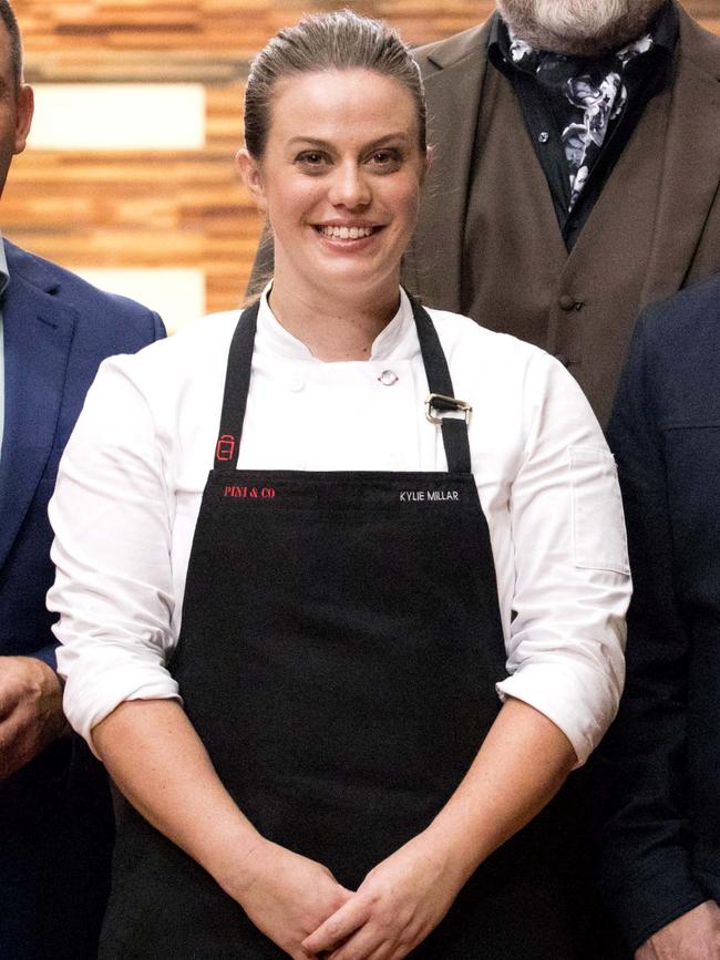 Kylie returned to MasterChef last year for an all stars challenge. Picture: Supplied