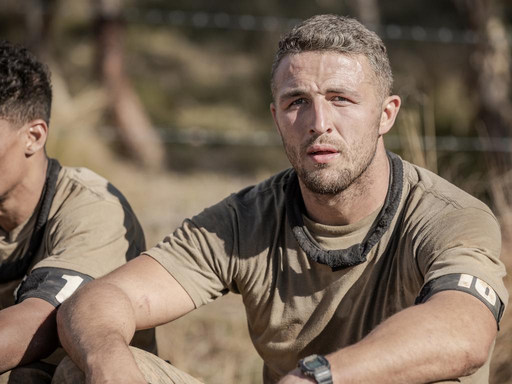 Sam Burgess for SAS finale episode.