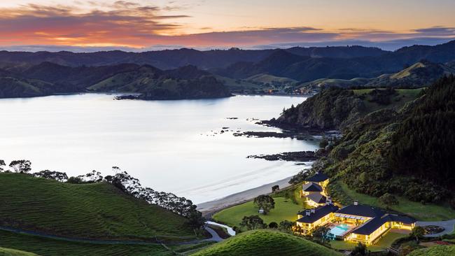 Helena Bay Lodge on New Zealand’s North Island.