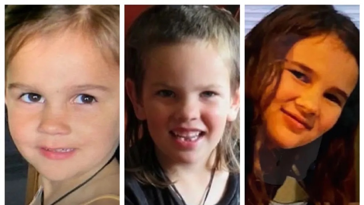 Missing kids Jayda, 11, Maverick, 9, and Ember, 8, taken by their father Tom Phillips, have been spotted for the first time since 2021. Picture: Waikato Police