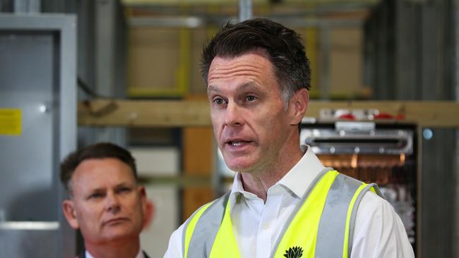 NSW Premier Chris Minns earlier called for the CFMEU state branch to have its affiliation rights suspended. Picture: NewsWire / Gaye Gerard