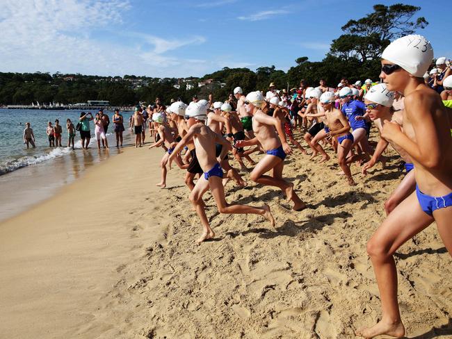 The 2016 Balmoral Swim for Cancer annual fundraiser for the Children's Cancer Institute. Picture: Virginia Young