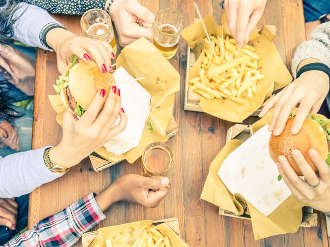 The risk of depression is higher in people with a daily diet that has more than 30 per cent of ultra-processed food. Picture: iStock