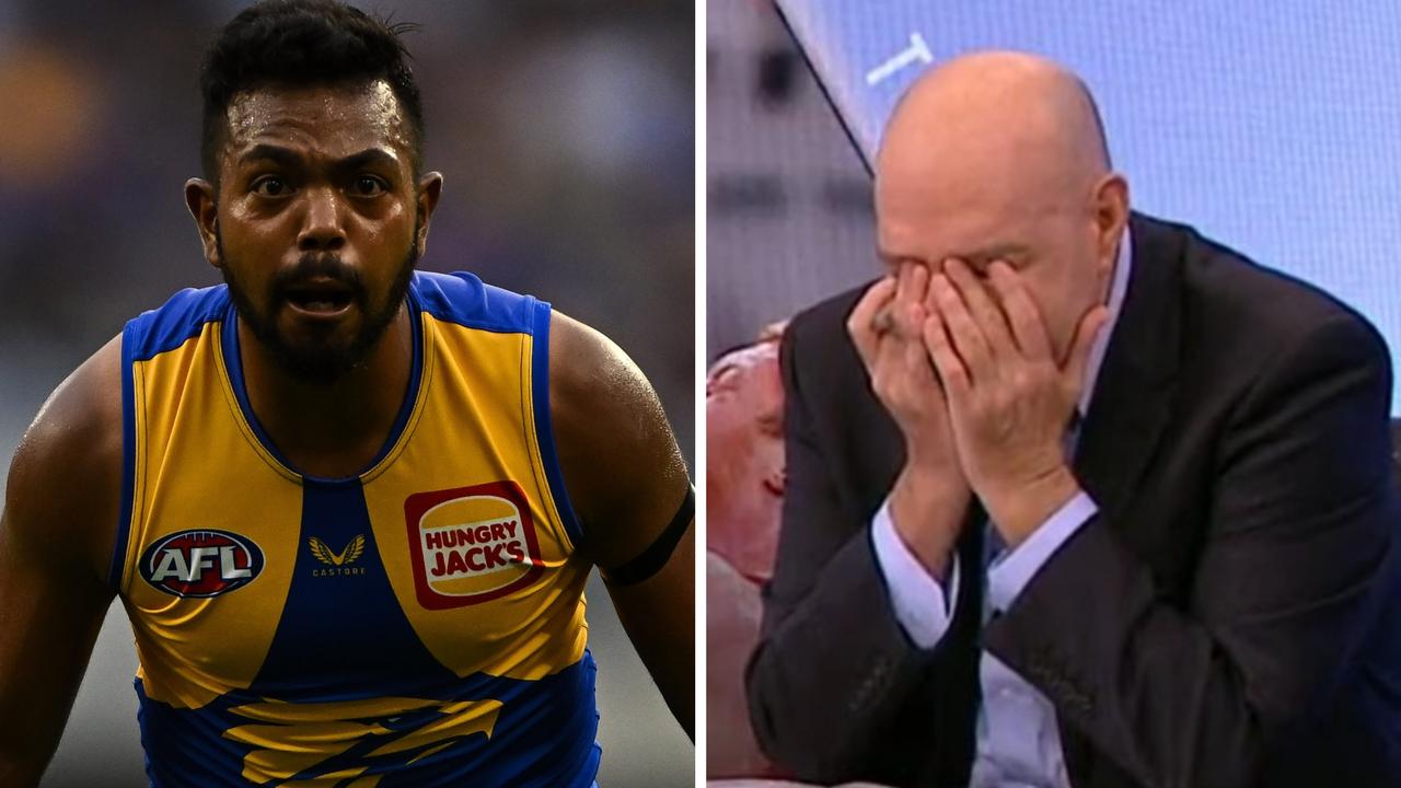 Mark Robinson wasn't happy with the Willie Rioli call.