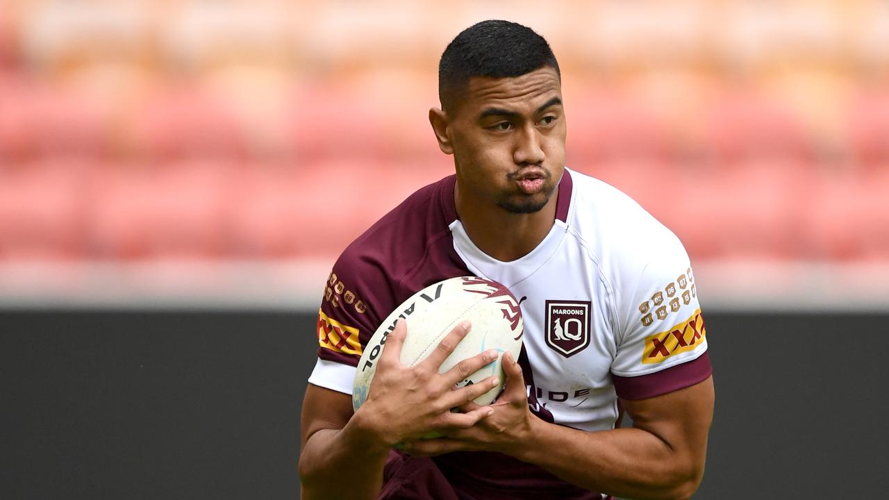 Ronaldo Mulitalo is aiming to debut for the Maroons. Picture: NRL Images