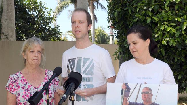 Family of father and son who died in crash speak to the media for the first time. Suzanne Jones, Craig Cameron, and Leonie Shaw. Photo: Mike Batterham