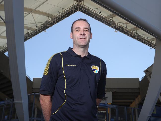 Gold Coast United coach Kristian Rees. Picture: Richard Gosling