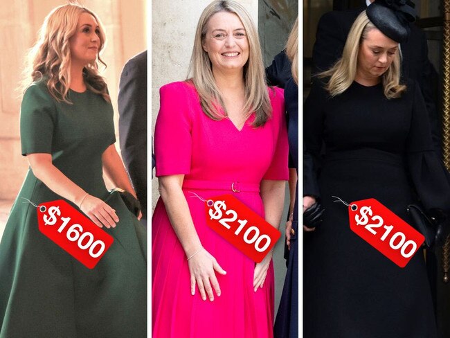 Jodie Haydon dress costs Picture: AAP; Getty; Twitter