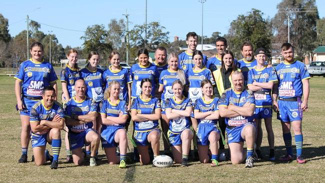 The dads v daughters league tag game will take place at 1pm. Photo: Hayley Robertson/Junee Diesels