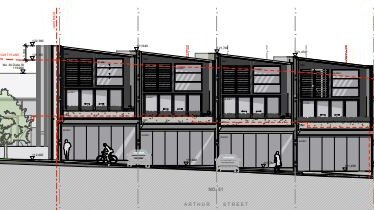 An artist's impression of the proposed apartment redevelopment that council officers said would not fit in with the local area. Picture: Ramsay Architects