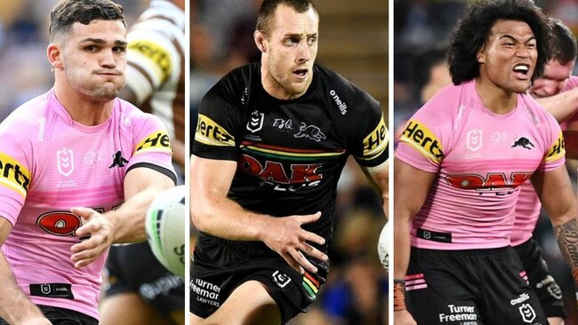 Nathan Cleary, Isaah Yeo and Brian To'o