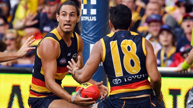 Crow Troy Menzel in action against GWS. He may be in line for a recall. Picture: Tom Huntley