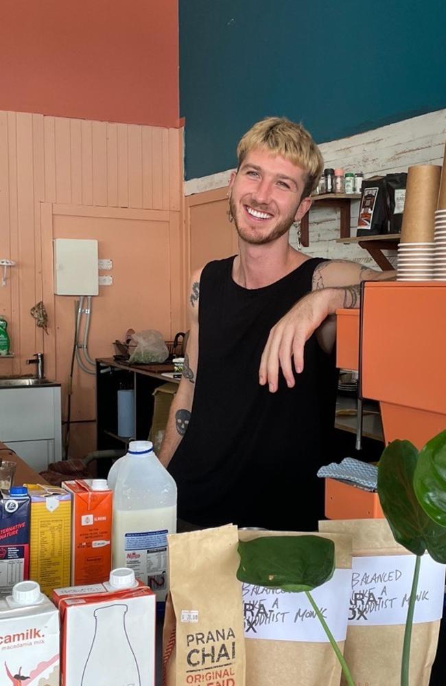 Zach Fowler was able to open Quoll Coffee House in Bellingen thanks to his investments.