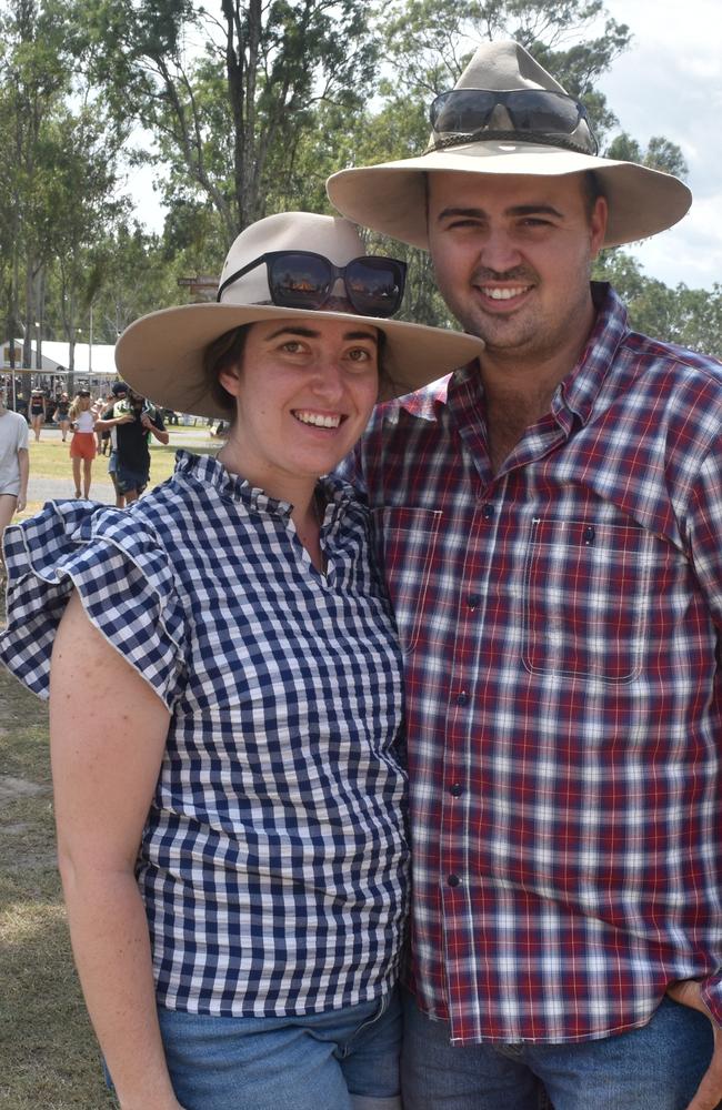 Ashley Lake and Samantha Hughes at CMC Rocks 2024. Picture: Aaron Goodwin
