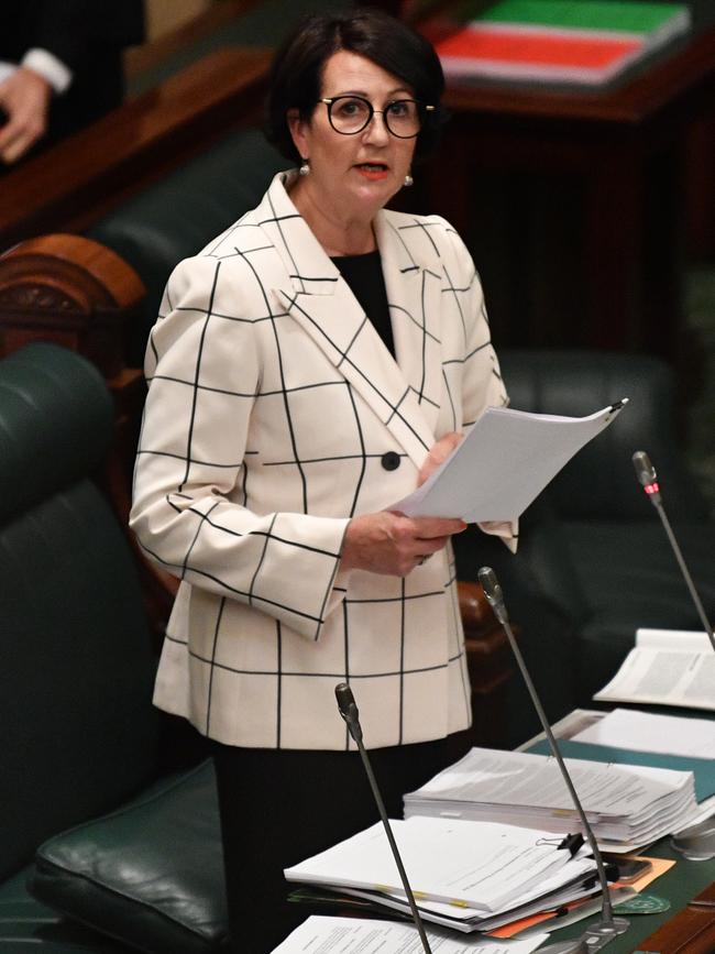 Vickie Chapman in Parliament. Picture: AAP / David Mariuz