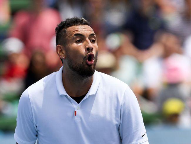 Nick Kyrgios has a potential fourth-round showdown with rival Rafael Nadal.