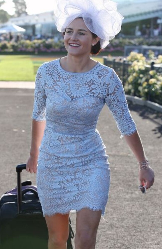 She’s on her way ... jockey Michelle Payne says she has been ‘floating on a cloud’. Picture: Wayne Ludbey