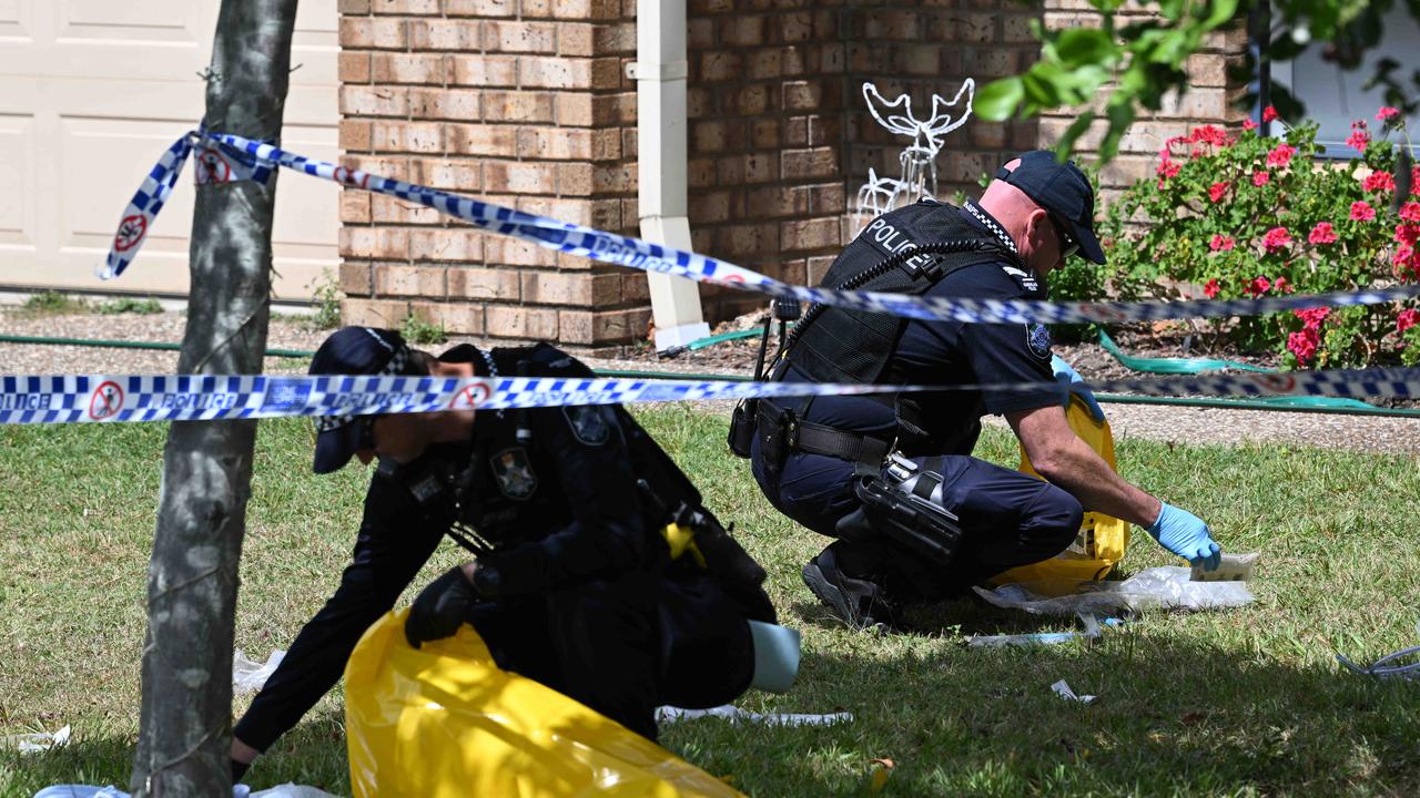 The scene of the fatal home invasion. Picture: Lyndon Mechielsen