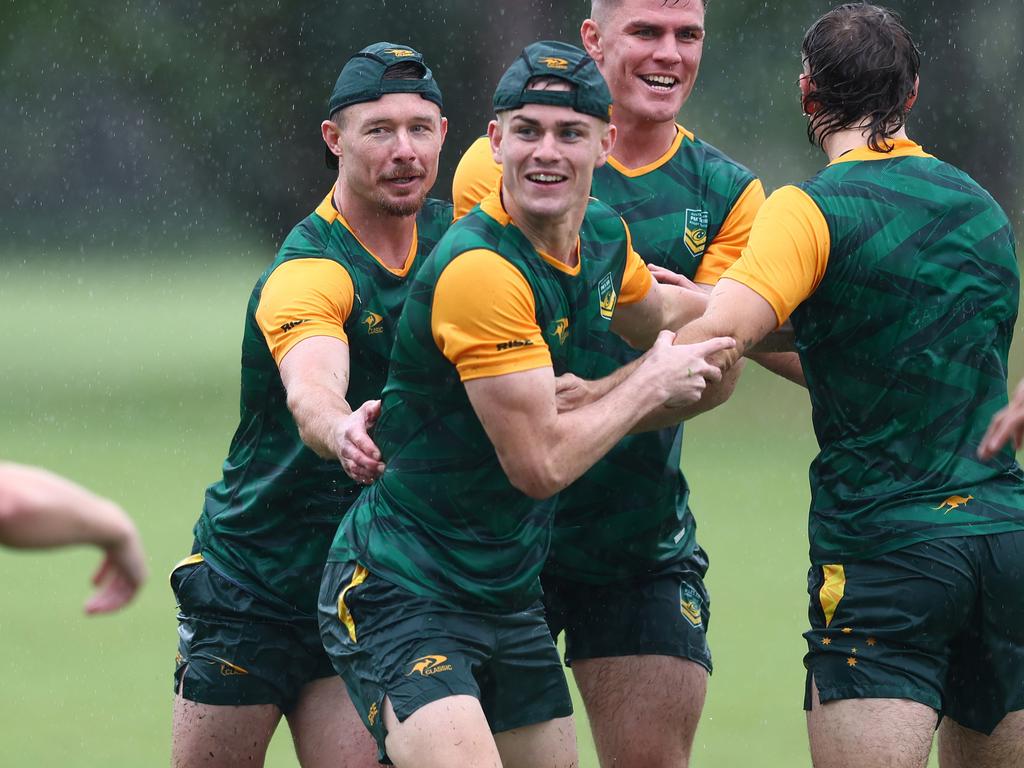 Lachlan Galvin is poised for his first senior representative appearance with the Prime Minister’s XIII. Picture: Chris Hyde/Getty Images