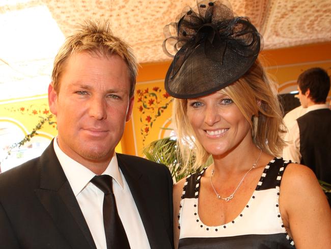 Shane Warne and Simone Callahan separated in 2005 on the eve of The Ashes.