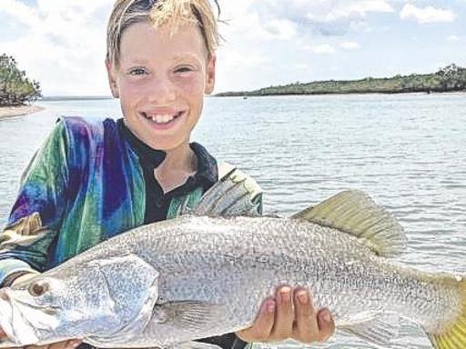 Laurence Russo was the TEBS highest-scoring junior angler.