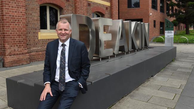 Deakin, in partnership with a UK university, will establish another international campus. Vice-chancellor Iain Martin.