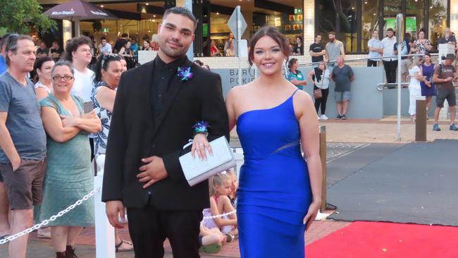 Urangan State High School students celebrating their formal.