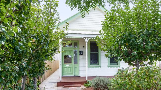 This three-bedroom home in Northcote was on sale in May for $1.68m. According to data from PropTrack, the median price in Northcote could rise by 45 per cent by 2028, based on the rate of growth of the past five years.