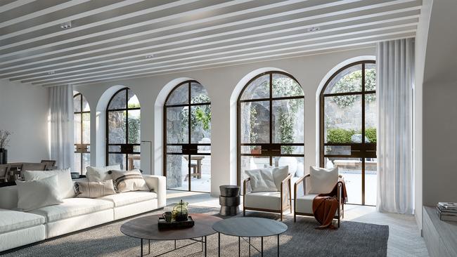 Interiors of the luxury apartments at 49 Drumalbyn Rd, Bellevue Hill. Picture: NSW Real Estate.