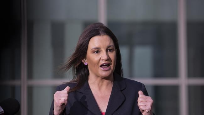 Senator Jacqui Lambie said she couldn’t understand why the defence force wasn’t being used amid a surge in hospitalisations. Picture: NCA NewsWire / Gary Ramage