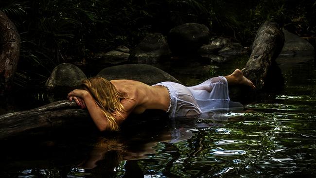 Mr Blessas said he was proud of this photo he took of a model at Boulder Creek. Picture: John Blessas.