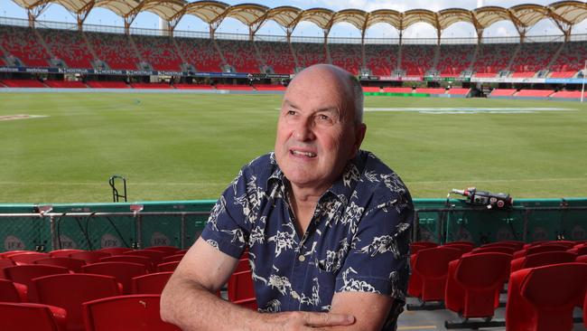 Tony Cochrane at Metricon Stadium. Picture Glenn Hampson