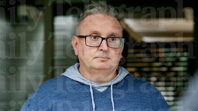 Don Harwin outside his Pearl Beach holiday house on Wednesday afternoon.