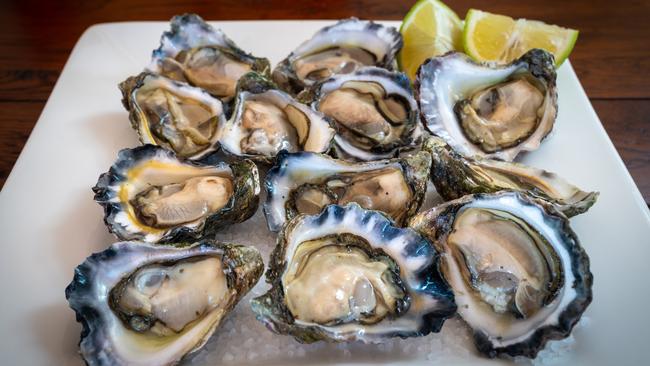 Fresh oysters for your seafood-loving mum. Picture: Tim Bradley