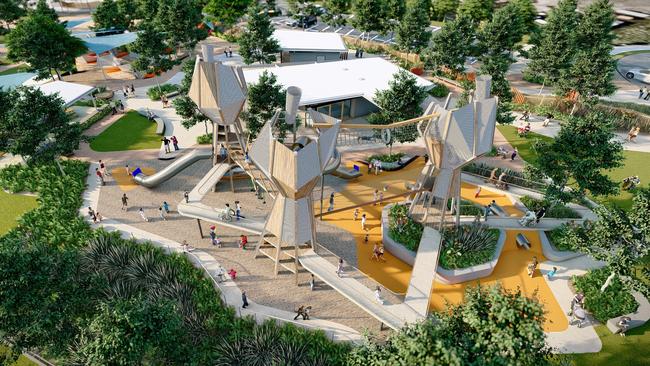 Gold Coast City Council has voted to develop a 270ha green playground, named Greenheart, between Robina and Merrimac. Picture: Supplied