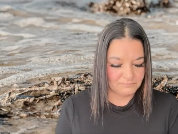 Tasmanian woman Azra Beach.