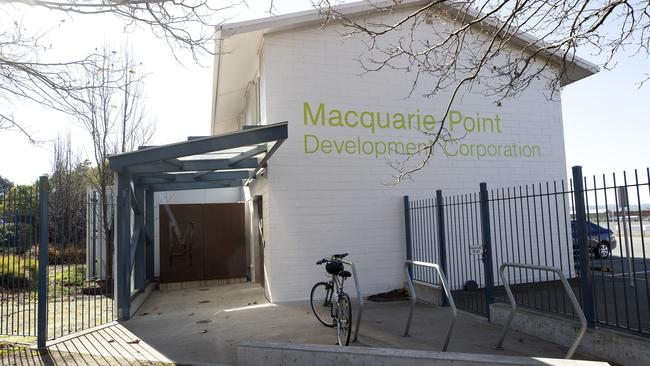 The former Maquarie Point Development Corporation offices. Picture: CHRIS KIDD