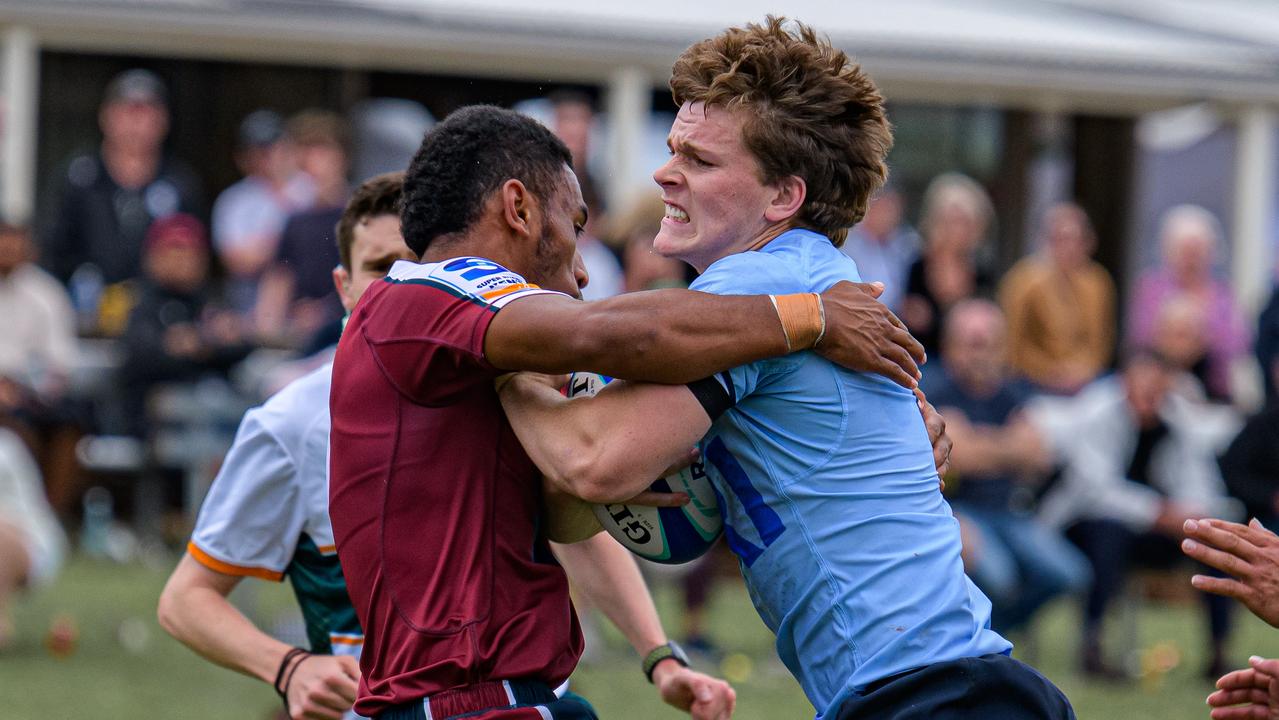 Waratahs v Reds players in action in the U19s. Picture: Reds Media